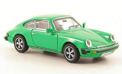 Porsche 911 Base 1/87 Brekina Coupe (G-Reihe) groen modelauto