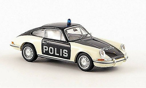 Porsche 911 Base 1/87 Brekina Coupe Polis Politie modelauto