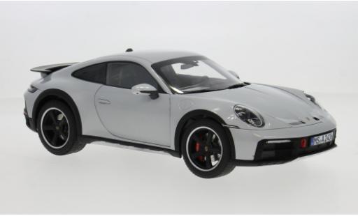 Modelauto Porsche 911 Dakar grijs 2023 1/18 Norev