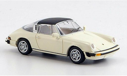 Porsche 911 Targa 1/87 Brekina G-Modell wit abnehmbares dak modelauto