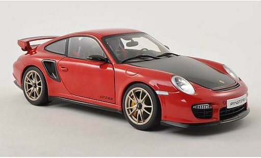 Porsche 911 GT2 1/18 Autoart rood/carbon modelauto
