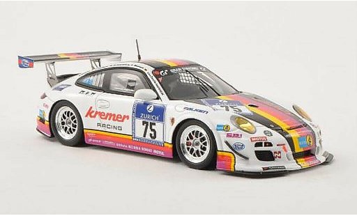 Porsche 911 GT3 CUP 1/43 Spark No.75 Kremer Racing 24h ADAC Nurburgring 2013 /M.Kalandrik modelauto