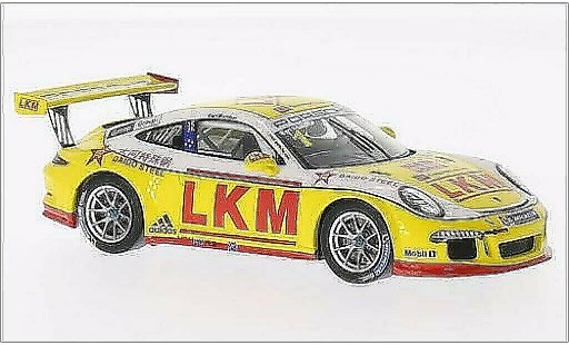 Porsche 911 GT3 Cup 1/43 Spark No.1 LKM PCCA 2014 modelauto