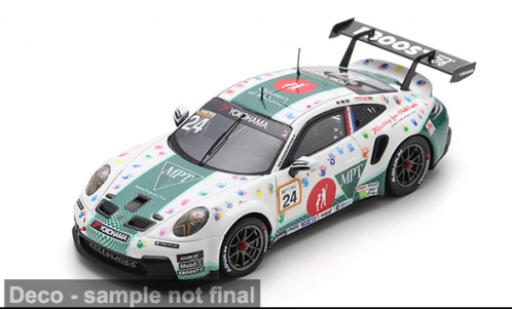 Modelauto Porsche 911 GT3 Deluxe Carrera Cup North America 2024 #24 L.Hartog 1/43 Spark