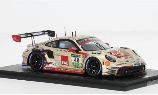 Modelauto Porsche 911 GT3 R 24h N&Atilde;&frac14;rburgring 2025 BLACK FALCON Team EAE #48 D.Arrow/B.B&Atilde;&frac14;nnagel 1/43 Spark