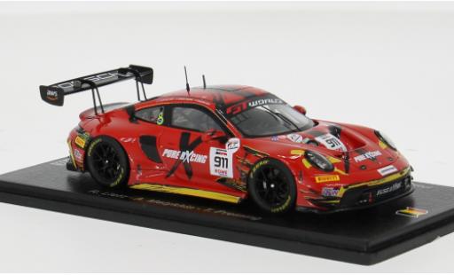Modelauto Porsche 911 GT3 R 24h Spa 2025 Pure Rxcing #911 .Lietz/A.Malykhin 1/43 Spark