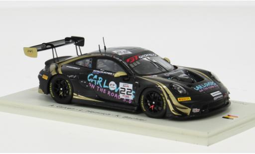 Modelauto Porsche 911 GT3 R 24h Spa 2025 Schumacher CLRT #22 A.G&Atilde;&frac14;ven/L.Heinrich 1/43 Spark