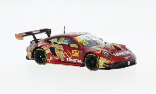 Modelauto Porsche 911 GT3 R Fia GT World Cup GT Cup Macau 2024 #25 L.Vanthoor 1/64 Spark