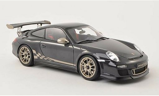 Porsche 911 GT3 1/18 Autoart 3.8 grijs/gold 2010 modelauto