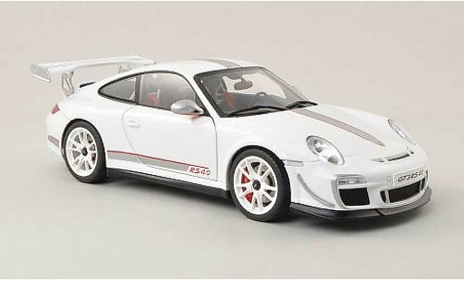 Porsche 911 GT3 1/18 Autoart 4.0 wit/grijs 2011 modelauto