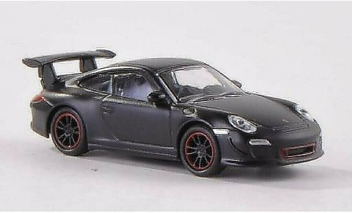 Porsche 911 GT3 1/87 Schuco mat-zwart modelauto