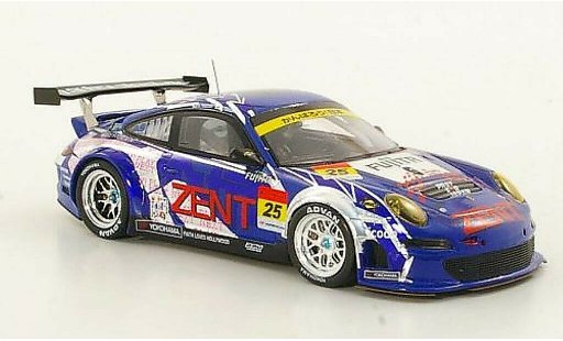 Porsche 911 GT3 1/43 Ebbro R No.25 Zent - Fujita Super GT300 2011 / T.Tsuchiya modelauto