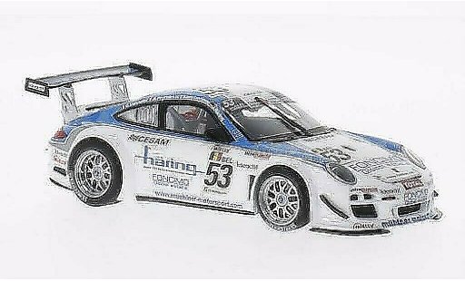 Porsche 911 GT3 1/43 Minichamps GT3R No.53 Muhlner Motorsport 24h Spa 2010 /J.Haring modelauto