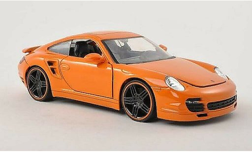Porsche 911 Base 1/24 Jada Toys oranje 2007 modelauto