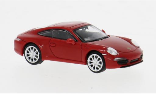 Modelauto Porsche 911 Base rood 1/87 Minichamps