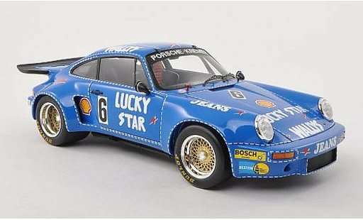 Porsche 911 RSR 1/18 Spark No.6 Wallys Jeans/Lucky Star Nurburgring 1974 modelauto