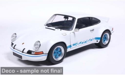 Modelauto Porsche 911 RSR wit/blauw 1973 1/18 Solido