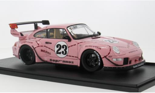 Modelauto Porsche 911 RWB Body K roze 1/18 Solido