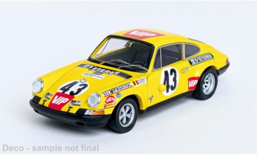 Modelauto Porsche 911 S S 24h Le Mans 1970 #43 J-P.Gaban/W.Braillard 1/43 Trofeu