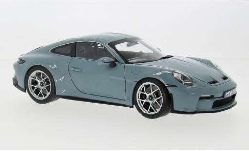 Modelauto Porsche 911 S S/T blauw 1/18 Norev