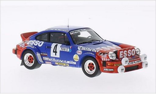 Porsche 911 SC 1/43 Spark No.4 Almeras Esso Rally WM Rally Monte-Carlo 1982 modelauto