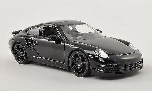 Porsche 911 S 1/24 Jada Toys zwart 2007 modelauto