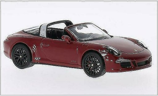 Porsche 911 Targa 1/43 Minichamps 4S GTS rood modelauto