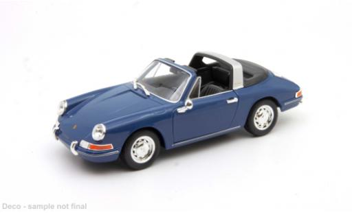 Modelauto Porsche 911 Targa blauw 1/24 Welly