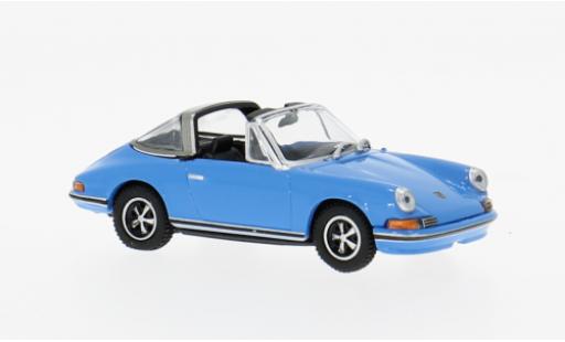 Modelauto Porsche 911 Targa blauw 1972 1/87 Minichamps