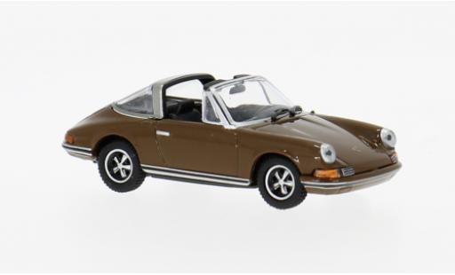 Modelauto Porsche 911 Targa bruin 1972 1/87 Minichamps