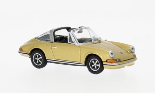 Modelauto Porsche 911 Targa gold 1972 1/87 Minichamps