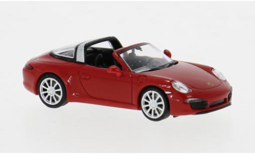 Modelauto Porsche 911 Targa rood 1/87 Minichamps