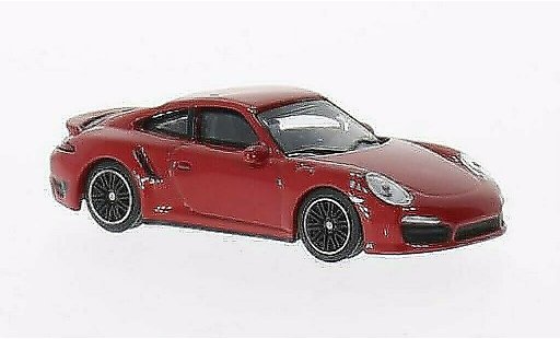 Porsche 911 Turbo 1/64 Schuco rood modelauto