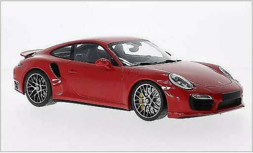 Porsche 911 Turbo S 1/18 Minichamps rood 2013 modelauto