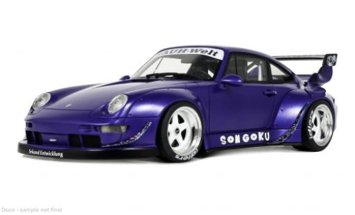 Modelauto Porsche 911 Base paars 2024 1/18 GT Spirit
