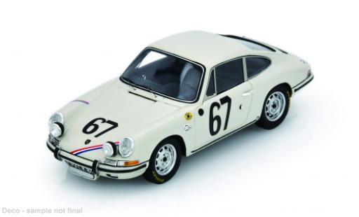 Modelauto Porsche 911 S S 24h Le Mans 1967 #67 P.Boutin/P.Sanson 1/43 Spark