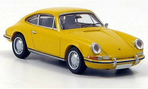 Porsche 912 Base 1/87 Brekina Coupe geel modelauto
