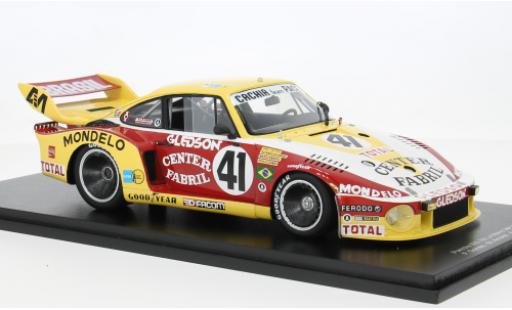 Modelauto Porsche 935 1978 24h Le Mans #41 P.Gomes/M.Amaral 1/18 Spark