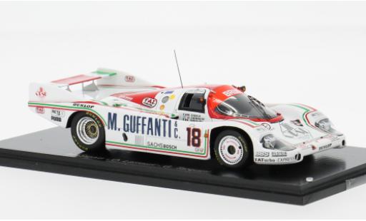 Modelauto Porsche 956 1985 24h Le Mans #18 M.Sigala/O.Larrauri 1/43 Spark
