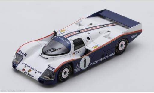Modelauto Porsche 962 1986 C 2.6L Turbo 24h Le Mans #1 H-J.stuk/D.Bell 1/43 Spark
