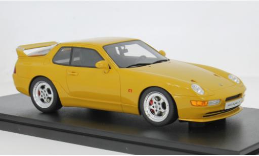 Modelauto Porsche 911 Turbo S 968 geel 1 1/18 GT Spirit