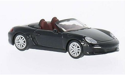 Porsche 718 S 1/64 Schuco (981) zwart modelauto