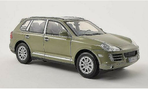Porsche Cayenne Base 1/18 Motormax (9PA) grijs-groen 2008 modelauto