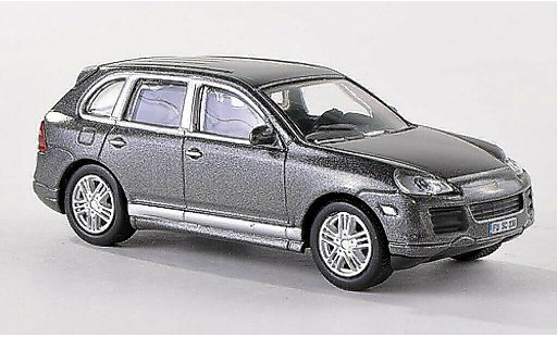 Porsche Cayenne S 1/87 Schuco (9PA) grijs Facelift modelauto