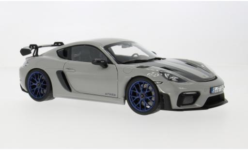 Modelauto Porsche 718 GT4 RS W grijs 2023 1/18 Norev