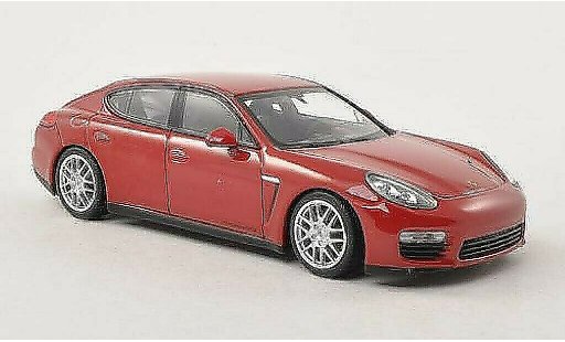 Porsche Panamera GTS 1/43 Minichamps rood Facelift 2013 modelauto
