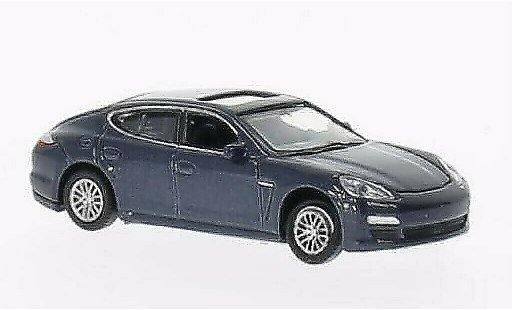 Porsche Panamera S 1/87 Welly blauw modelauto