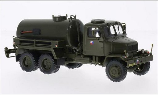 Praga V3S Tankwagen 1/43 Abrex Tank Fekalni vuz (Cesspit Emptier) tschechische Armee mat-groen modelauto