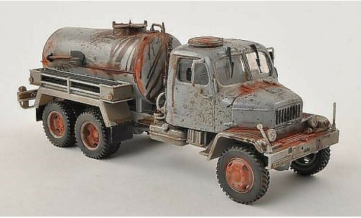 Praga V3S Tankwagen 1/43 Abrex Tank grijs met Rost- en Betriebsspuren modelauto