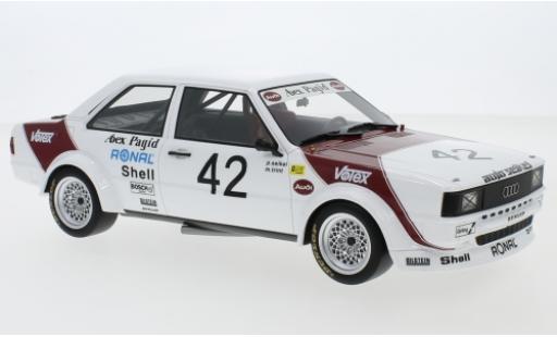 Modelauto Audi 80 gte (B2) Gr.2 No.42 Abex Pagid Racing Team ETCC GP Br&Atilde;&frac14;nn 19 P. Seikel/M.Trint 1/18 Premium ClassiXXs